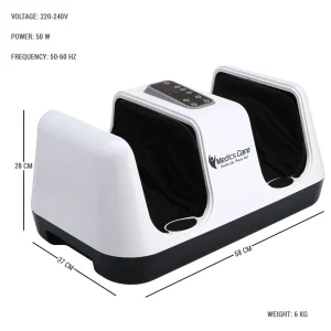 מכשיר עיסוי לרגליים מתקדם Relax Master + חימום InfraRed וכריות אוויר MC-8012A מבית Medics-Care