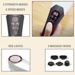 מכשיר עיסוי ידני נטען MC-620 מבית Medics Care