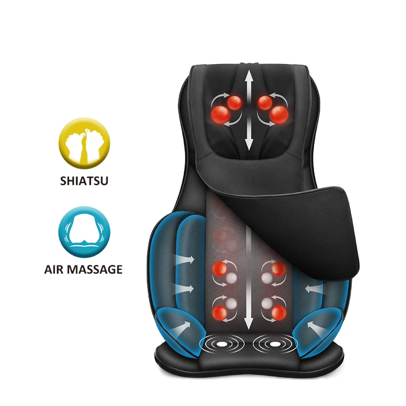 מושב עיסוי שיאצו מולטי פונקציונלי MC-2319 מבית Medics-Care – תמונה 3