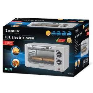 טוסטר אובן קומפקטי 10L עם 2 גופי חימום עוצמתיים BENATON BT-909