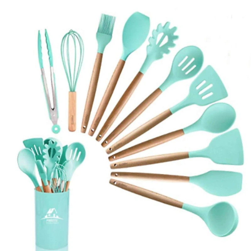 סט כלי מטבח סיליקון 12 חלקים