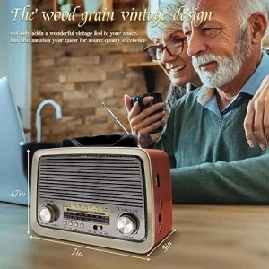 מיוזיק בוקס בעיצוב רטרו בלוטוס NY34498