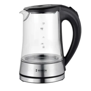 קומקום חשמלי לרתיחה מהירה מזכוכית בריאותית BENATON BT-8024.