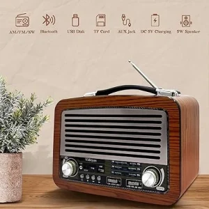 מיוזיק בוקס בעיצוב רטרו בלוטוס NY34478