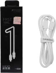 כבל נתונים TREQA 1M TYPE C -TYPE C CA-8065