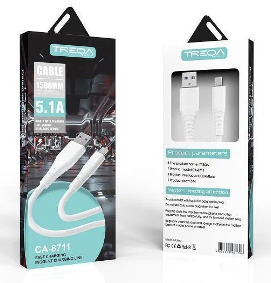 כבל נתונים TREQA MICRO CA-8711 1.5M