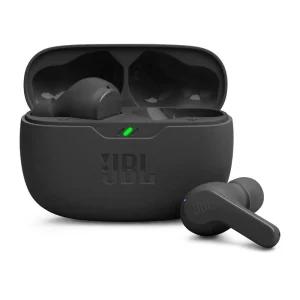 אוזניות איכותיות JBL Wave Beam שחורות עם סאונד עוצמת