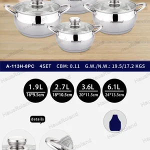 סט 4 סירים HR113-2