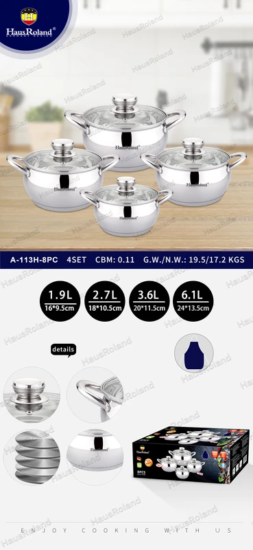 סט 4 סירים HR113-2 – תמונה 2