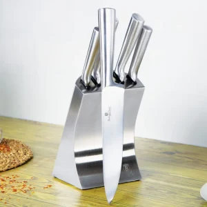 סט 6 סכינים +מעמד נירוסטה איכותי BH-2427