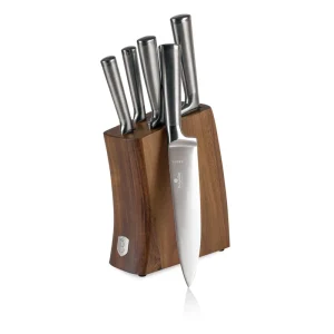 סט סכינים יוקרתי עם מעמד עץ אקציה Berlinger Haus BH3124