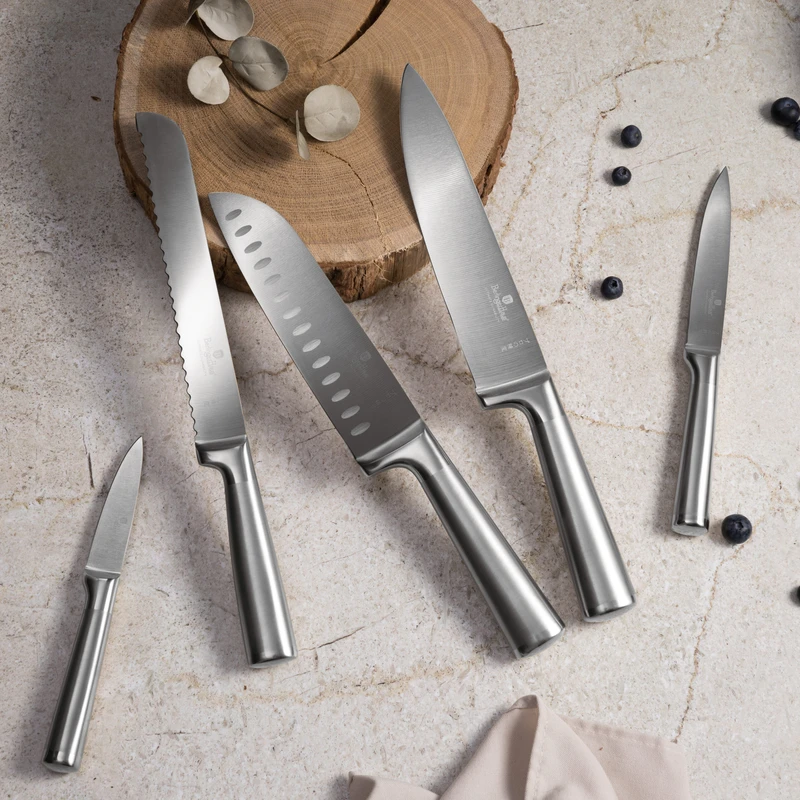 סט סכינים יוקרתי עם מעמד עץ אקציה Berlinger Haus BH3124 – תמונה 6