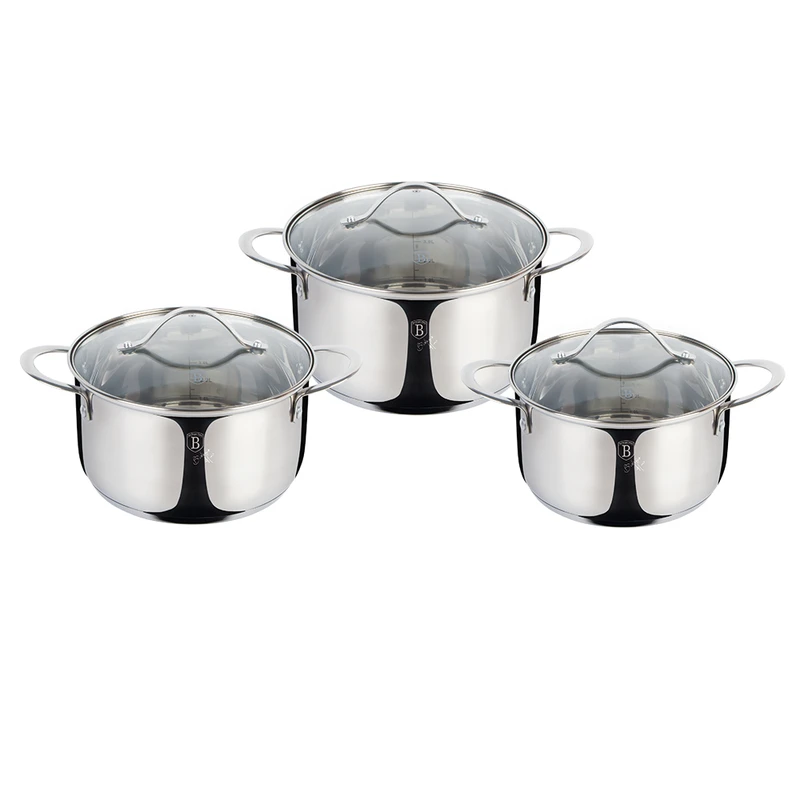 סט 3 סירים איכותיים BH-6662 Silver