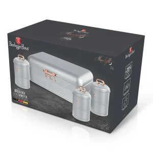 סט קופסאות אחסון למטבח + ארגז לחם  BH6755 Berlinger Haus