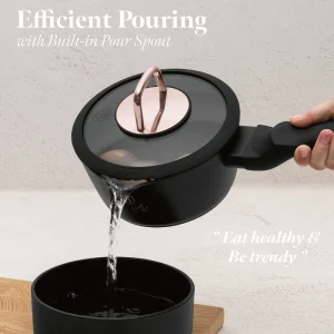 סט סירים ומחבתות 15 חלקים Berlinger Haus סדרת Black Rose