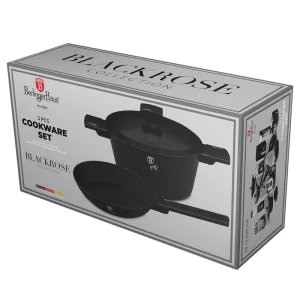 סט בישול 3 חלקים BH8282 Black Rose  Berlinger Haus