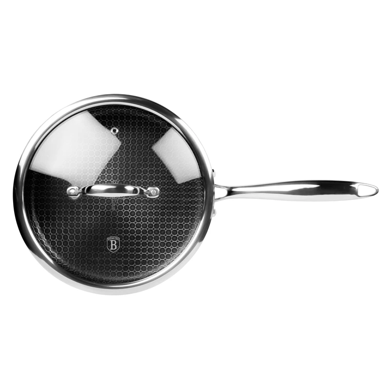 מחבת עמוקה עם מכסה זכוכית – קוטר 24 ס״מ Berlinger Haus – תמונה 8