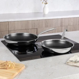 סט 2 מחבתות נירוסטה בציפוי BH-8519 Berlinger Haus ETERNA