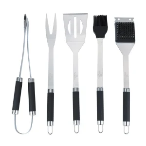 סט כלי ברביקיו 6 חלקים עם סינר מקצועי BH8652 Berlinger Haus
