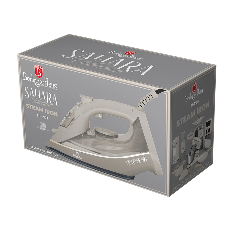 מגהץ קיטור קרמי BH9593 Berlinger Haus 2200W – תמונה 3