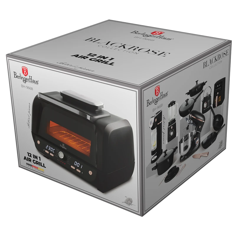 אולטרה גריל חכם 12 ב-1 BH-9668 BERLINGER HAUS – תמונה 8