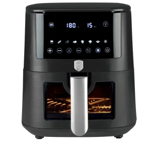 סיר טיגון ללא שמן דיגיטלי 5 ליטר  Berlinger Haus matt anthracite