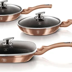 סט מחבתות וגריל פרימיום BH6195 Berlinger Haus