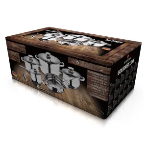 סט כלי בישול 10 חלקים נירוסטה BLAUMANN