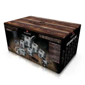 סט כלי בישול פרימיום 27 חלקים BLAUMANN