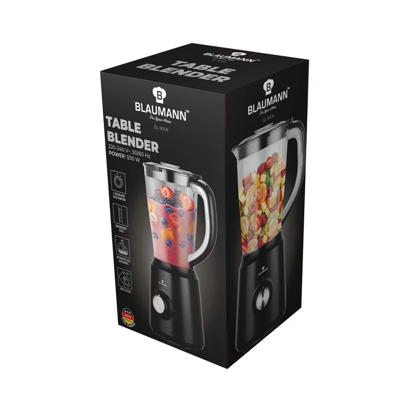 בלנדר שייקר שחור BLAUMANN BL-9008 – תמונה 4