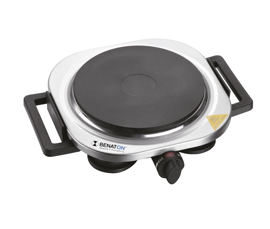 פלטת בישול יחיד נירוסטה איכותית + זוג ידיות מתקפלות BT-1051