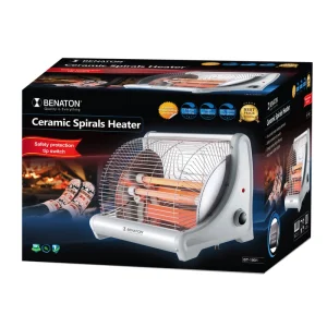 תנור חימום 2 ספירלות איכותי BENATON BT-1901