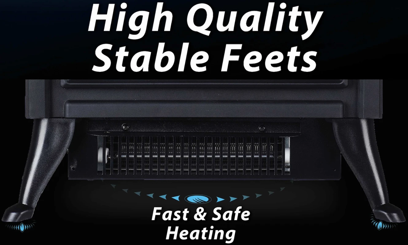 קמין חימום חשמלי דקורטיבי וינטאג׳ BENATON BT-55922 – תמונה 5