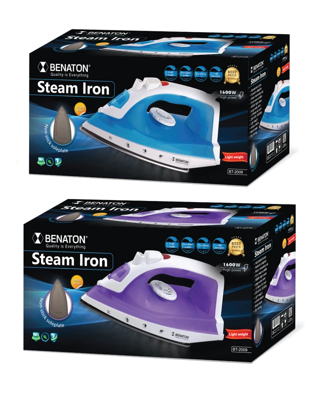 מגהץ קיטור עוצמתי BT-2009 1600W. – תמונה 2