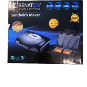 טוסטר לחיצה 2 פרוסות משטח גריל BT-2082 Non-Stick