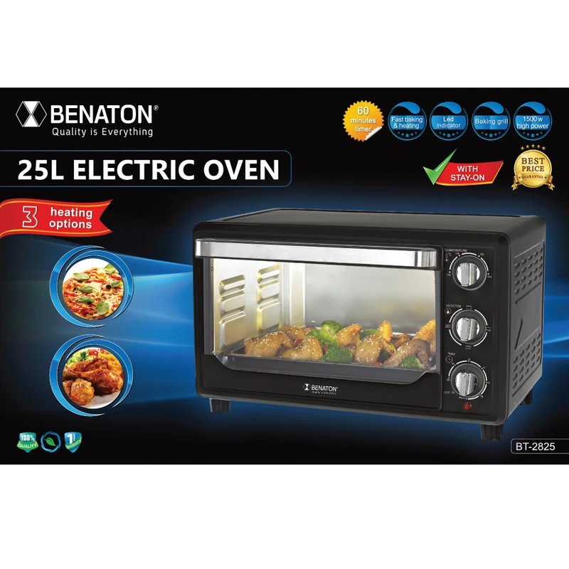 טוסטר אובן 25 ליטר מבית BT-2825 Benaton – תמונה 4