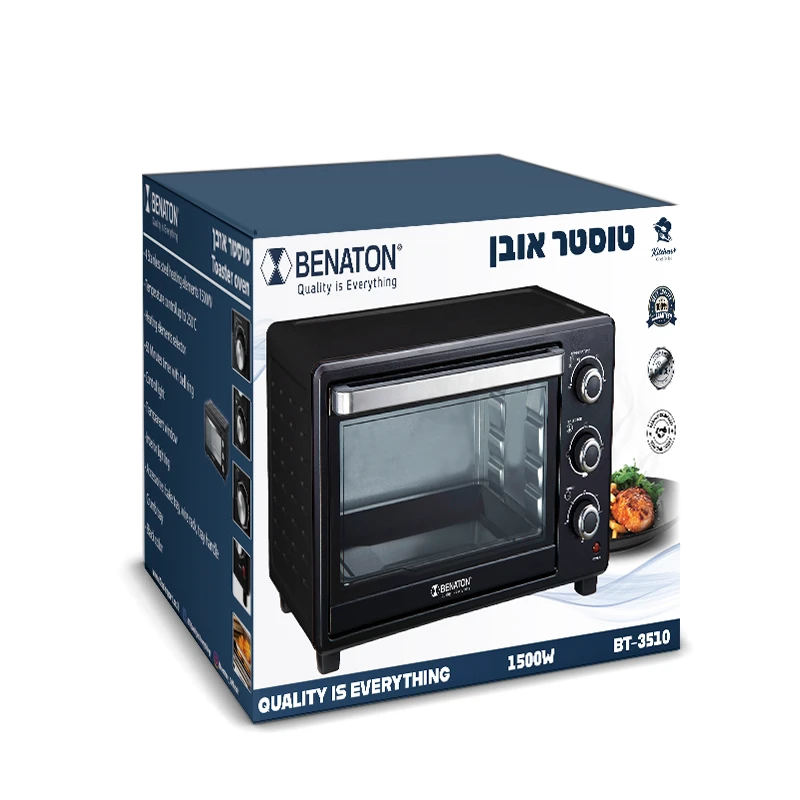 טוסטר אובן כולל תאורה 30 ליטר ברוטו BENATON BT-3510