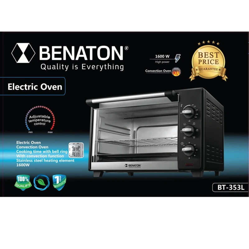 טוסטר אובן 35 ליטר מבית BT-353L Benaton – תמונה 2