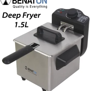 סיר טיגון עמוק צ'יפסר חשמלי 1.5 ל׳ איכותי מבית BENATON דגם BT-4045