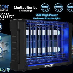 קטלן יתושים 16W איכותי מבית BENATON BT-5216