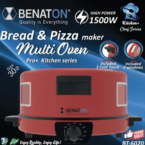 BT-6020 אופה לחמים – כולל טרמוסתת 240°C מבית BENATON