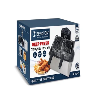 סיר טיגון עמוק כפול 5 ליטר BT-7047 BENATON
