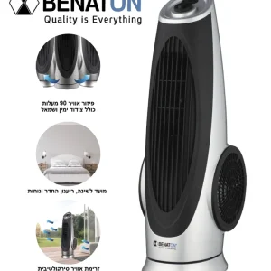 BT-7055 מאוורר מגדל Super Air Fan טורבו עוצמתי 90W צידוד אוטמטי