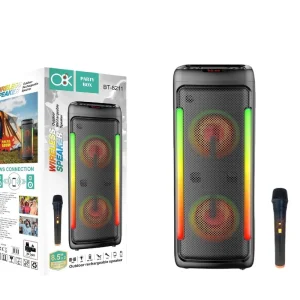 רמקול קריוקי Bluetooth עוצמתי 8.5X2" אינץ’ BT-8211