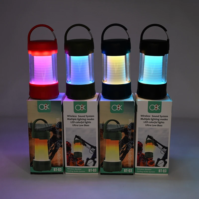 פנס בלוטוס עם רמקול נטען BT-Q3 1500mAh – תמונה 5