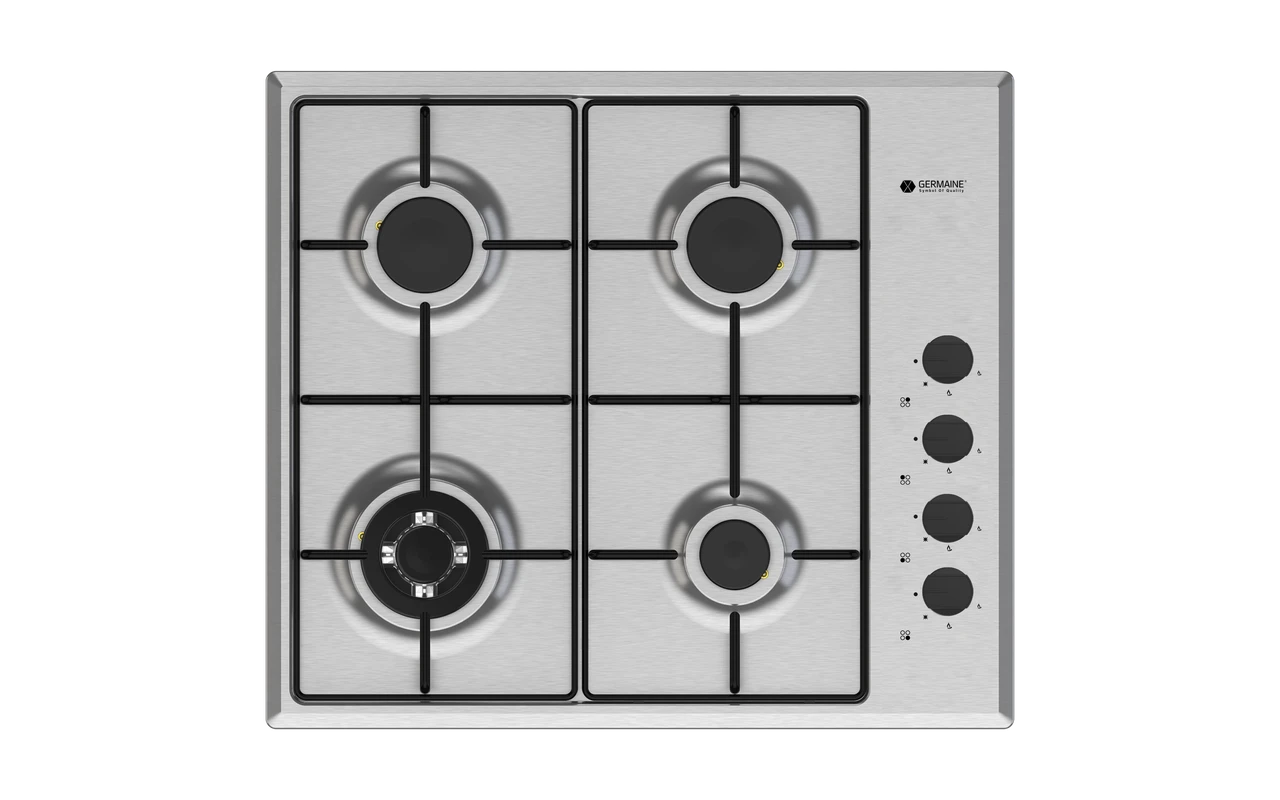 כיריים גז 4 להבות נירוסטה GERMAINE GER-HOB-4-ZONE-IX