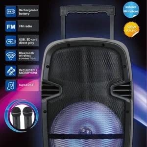 רמקול קריוקי מולטי עוצמתי + שליטה בפונקצויות השמע GM-1200