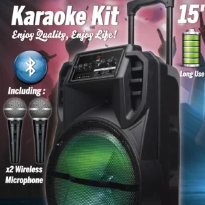 ערכת +SoundMaster Pro סאונד קריוקי מולטימדיה 15 אינץ GM-2045