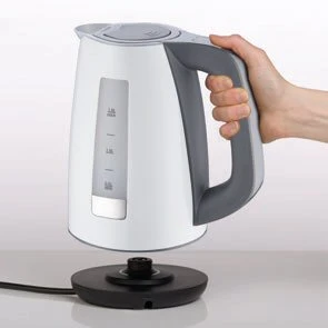 קומקום פלסטיק שחור לבן HHB-1799