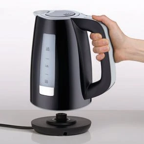 קומקום פלסטיק שחור לבן HHB-1799 – תמונה 3